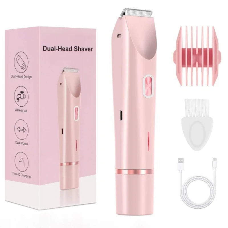 Dual Head Electric Body Shaver