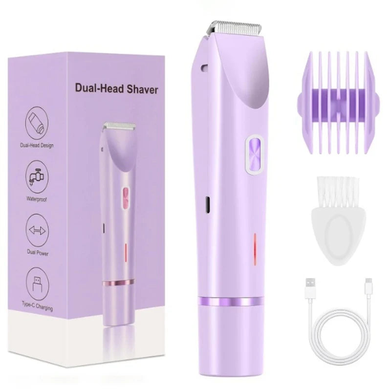 Dual Head Electric Body Shaver