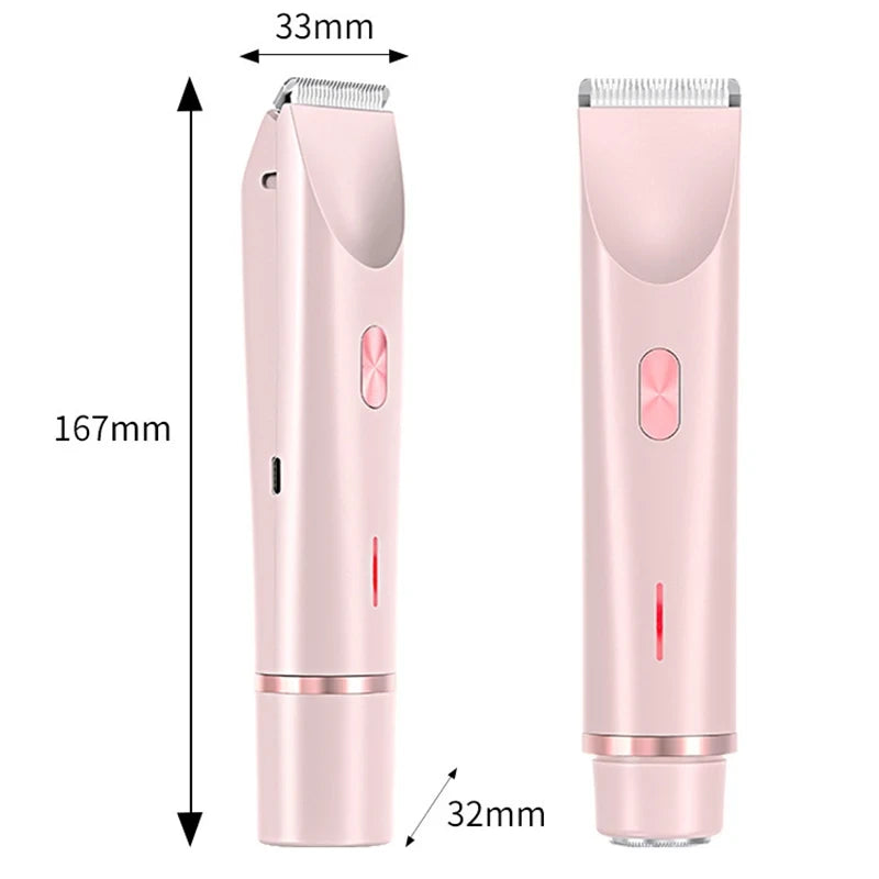 Dual Head Electric Body Shaver